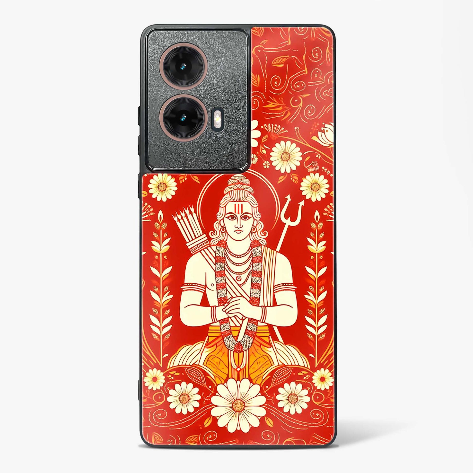 Lord Ram Illustrated Glass Phone Case-Moto G85 5G