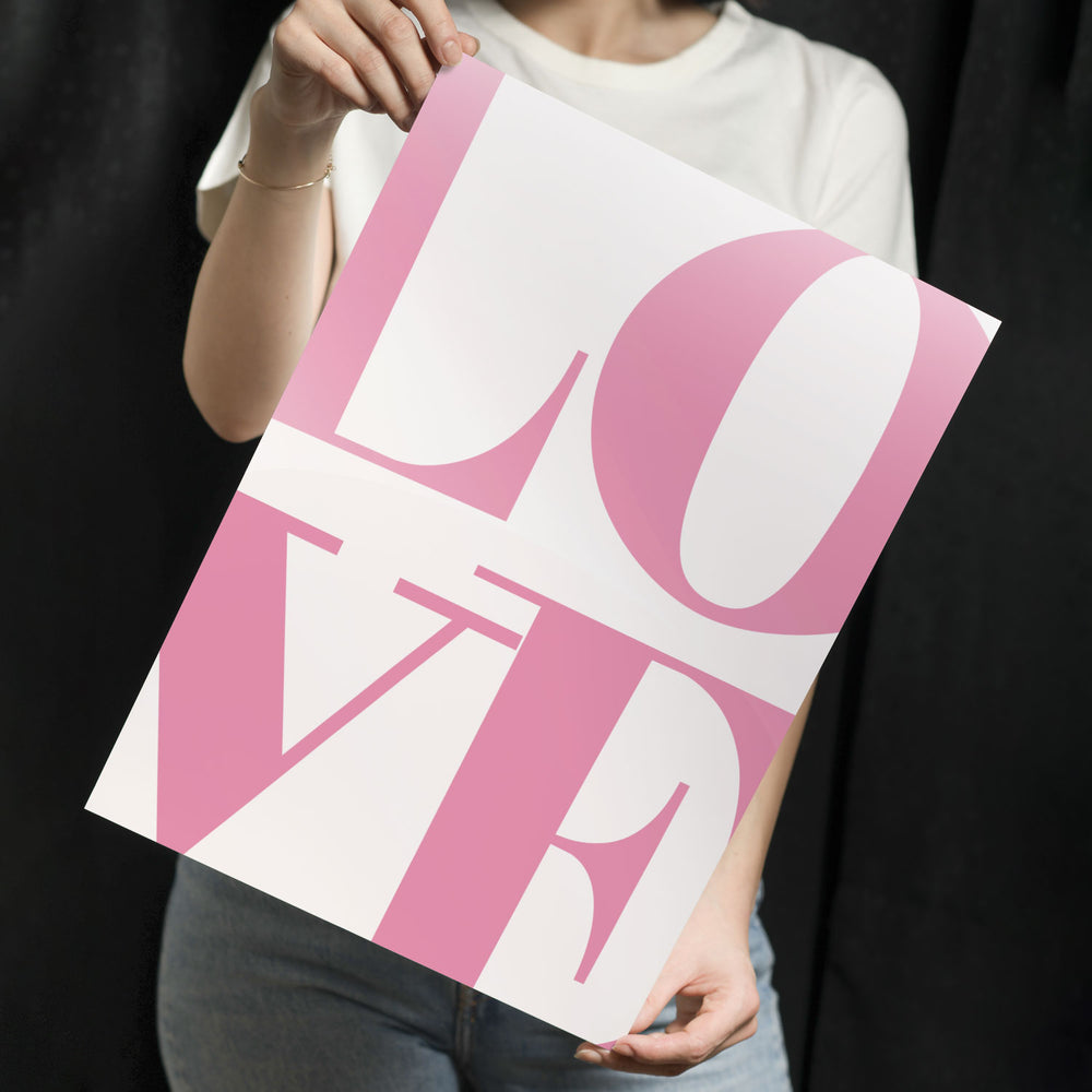 Love Minimal Metal-Poster