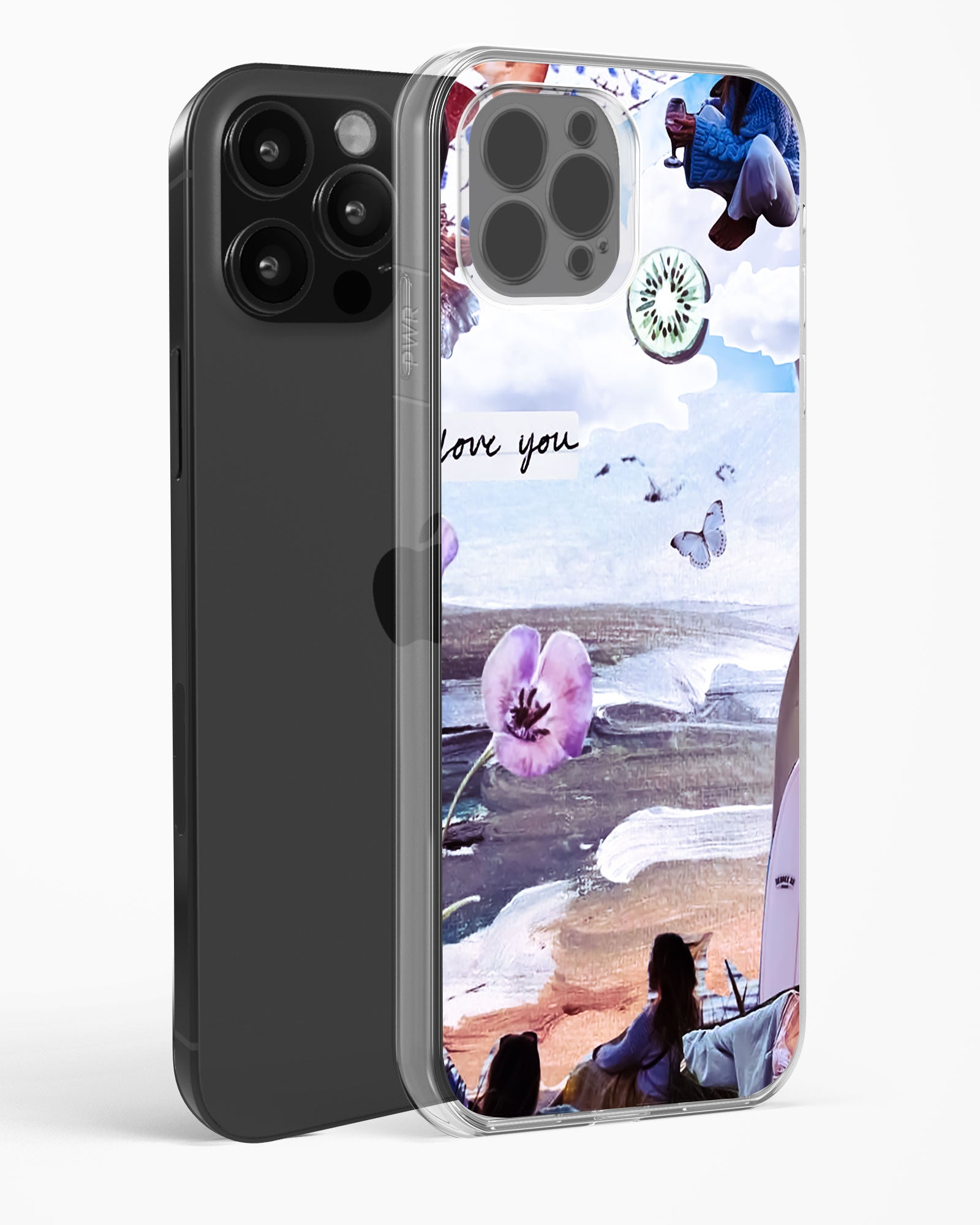 Lovely Beach Day Clear Silicone Case