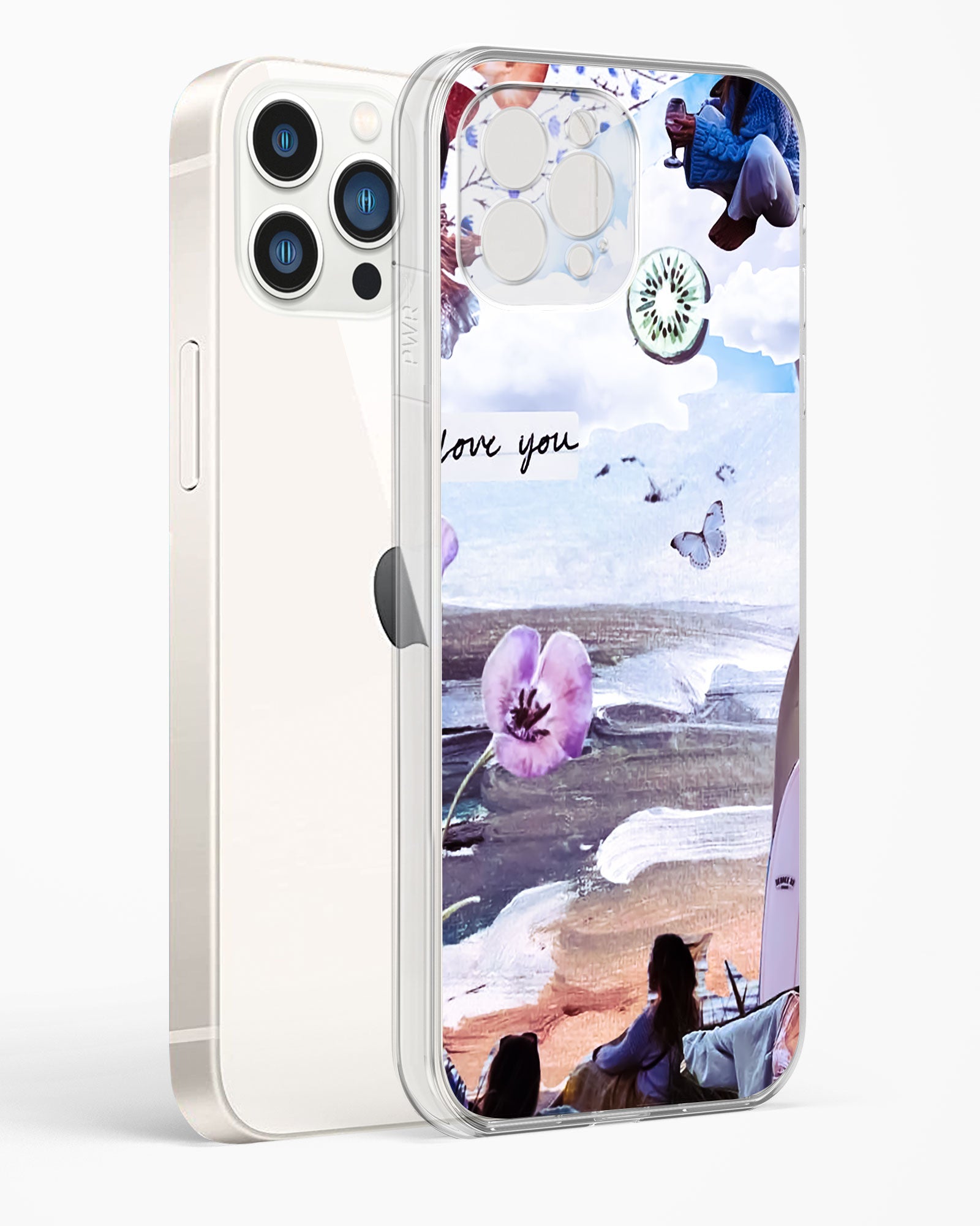 Lovely Beach Day Clear Silicone Case