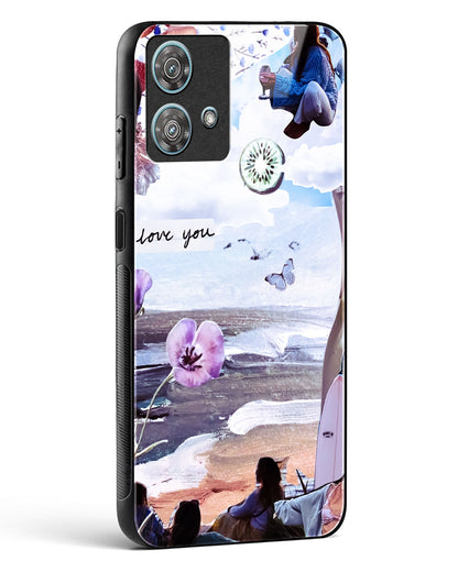 Lovely Beach Day Glass Phone Case-Motorola Edge 40 Neo