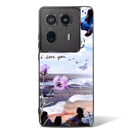 Lovely Beach Day Glass Phone Case-Motorola Edge 50 Ultra