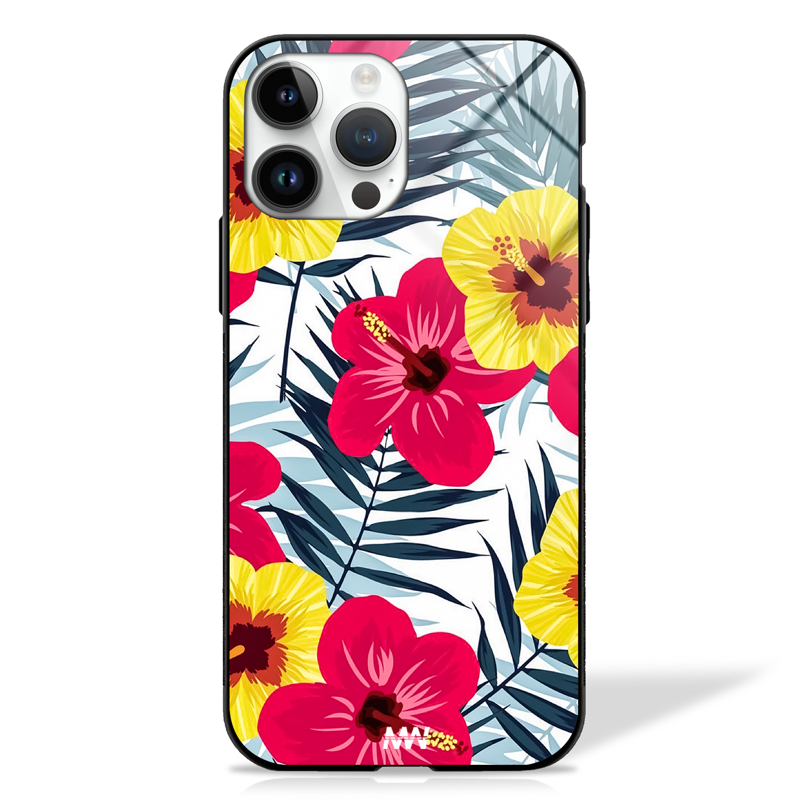 Lovely Blossoms Floral Premium GLASS CASE -  - MW Stuffs - 