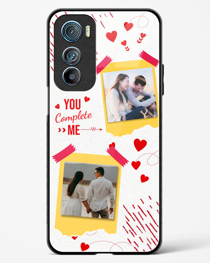 Lovers Custom Photos Glass Phone Case-Motorola Edge 30