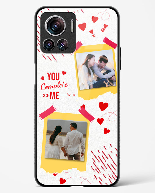 Lovers Custom Photos Glass Phone Case-Motorola Edge 30 Ultra