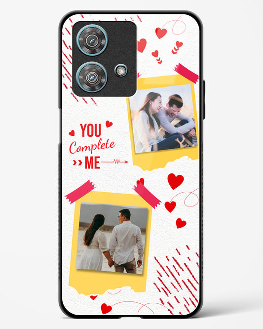 Lovers Custom Photos Glass Phone Case-Motorola Edge 40 Neo