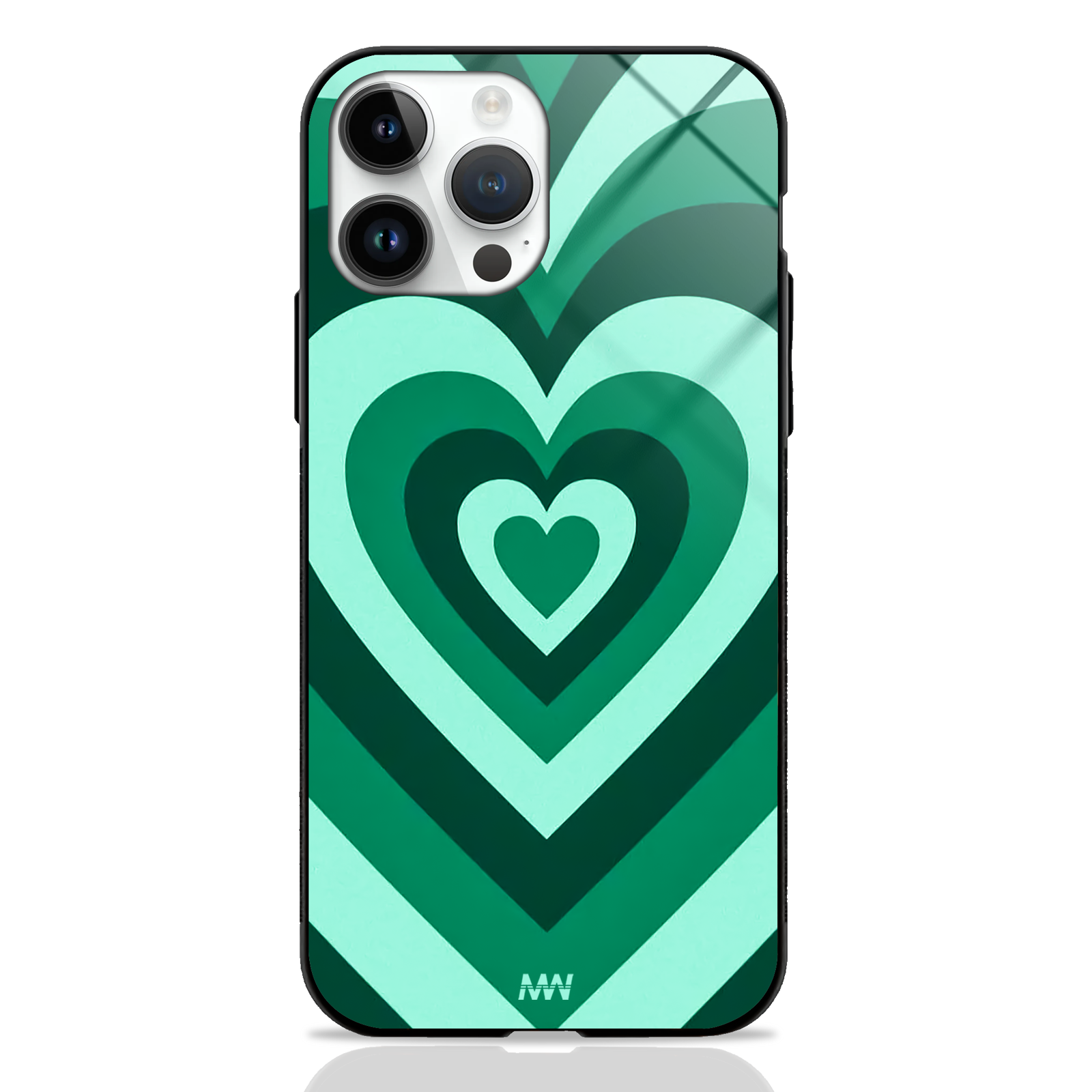 Lovestruck Spiral Colorful GLASS CASE -  - MW Stuffs - 