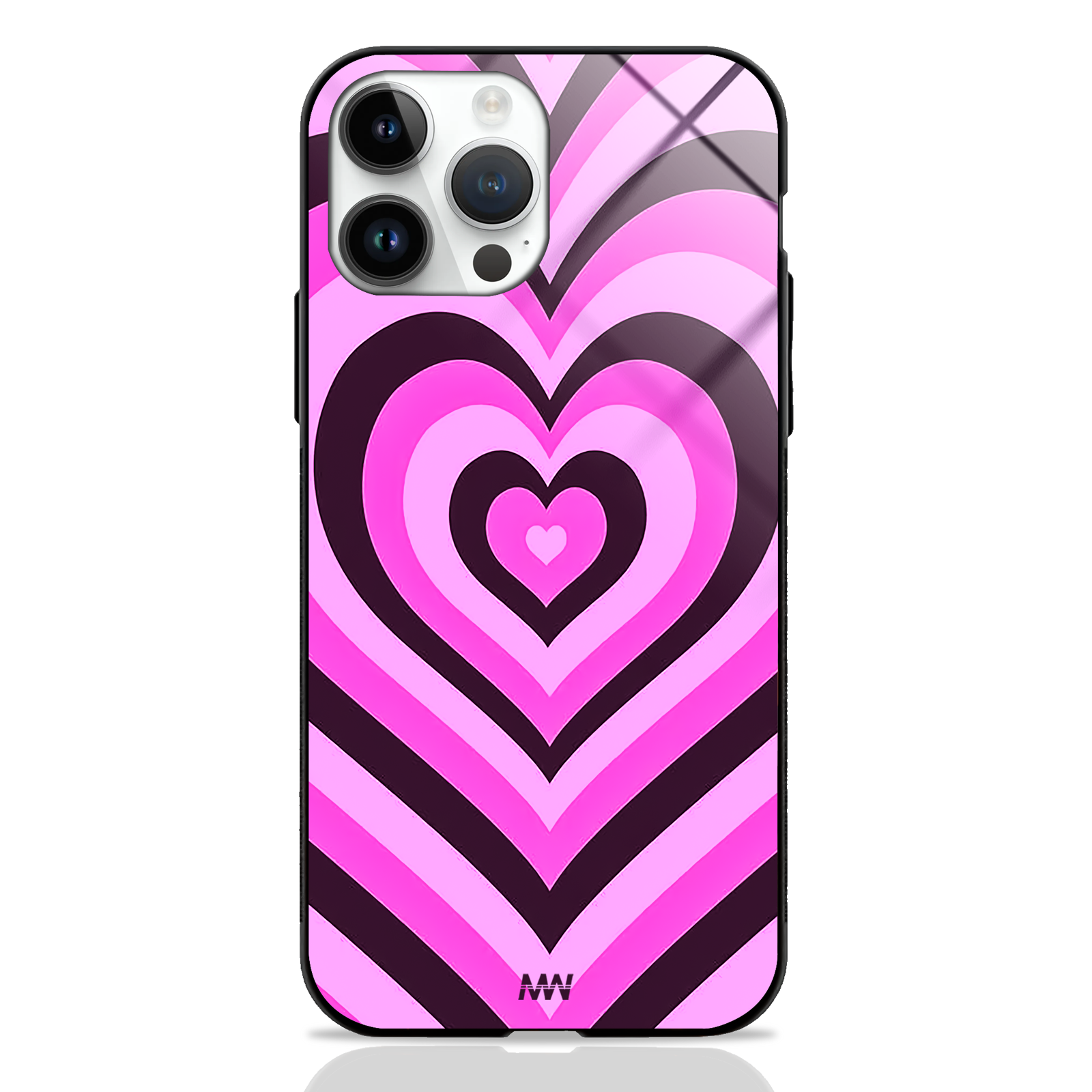 Lovestruck Spiral Colorful GLASS CASE -  - MW Stuffs - 