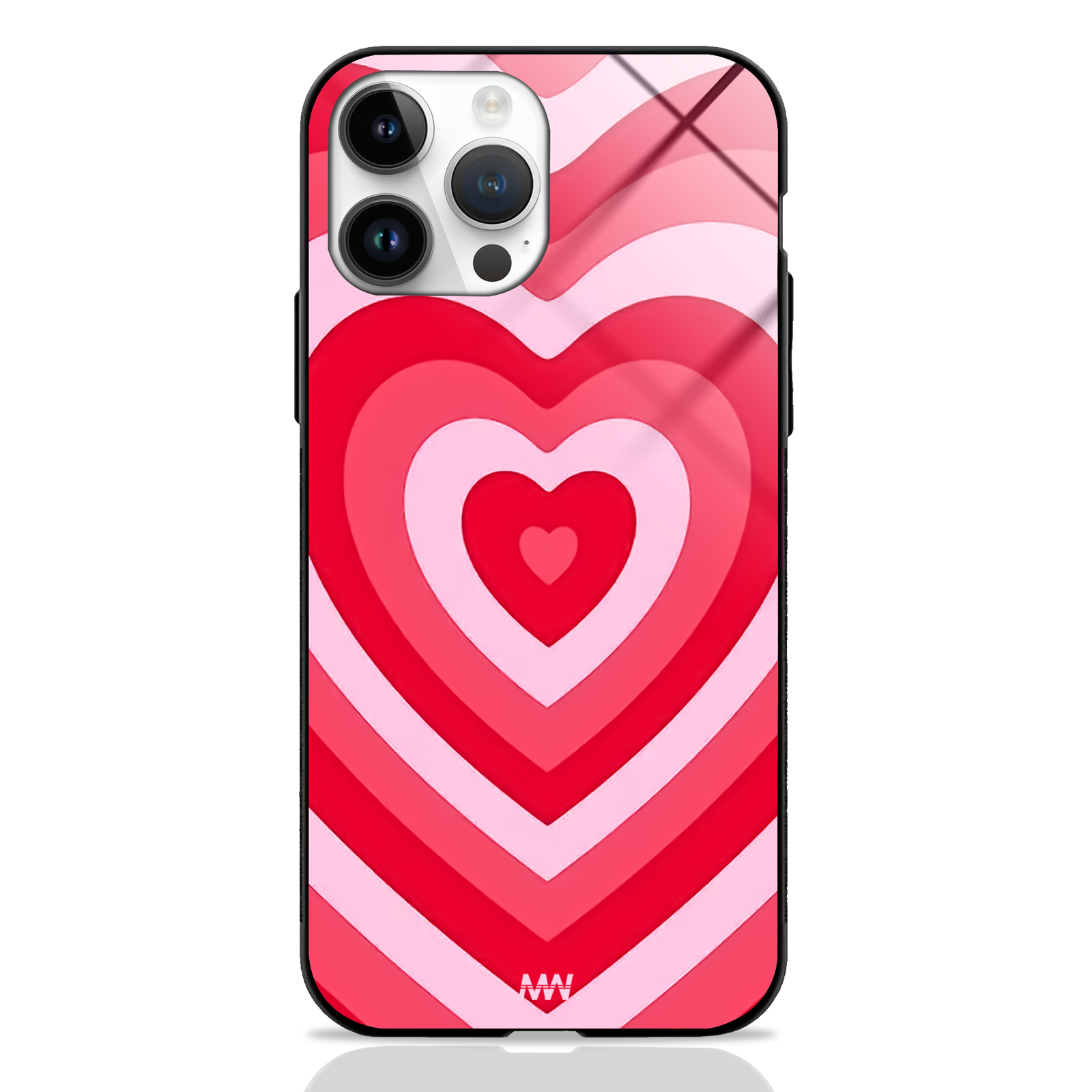 Lovestruck Spiral Colorful GLASS CASE -  - MW Stuffs - 