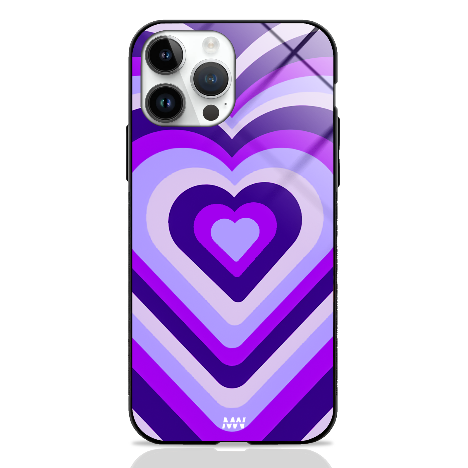 Lovestruck Spiral Colorful GLASS CASE -  - MW Stuffs - 