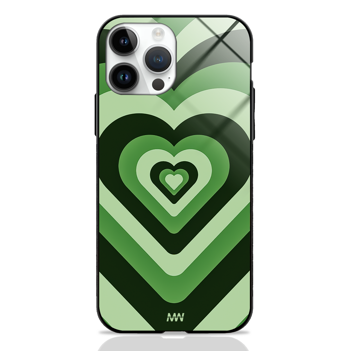 Lovestruck Spiral Colorful GLASS CASE -  - MW Stuffs - 