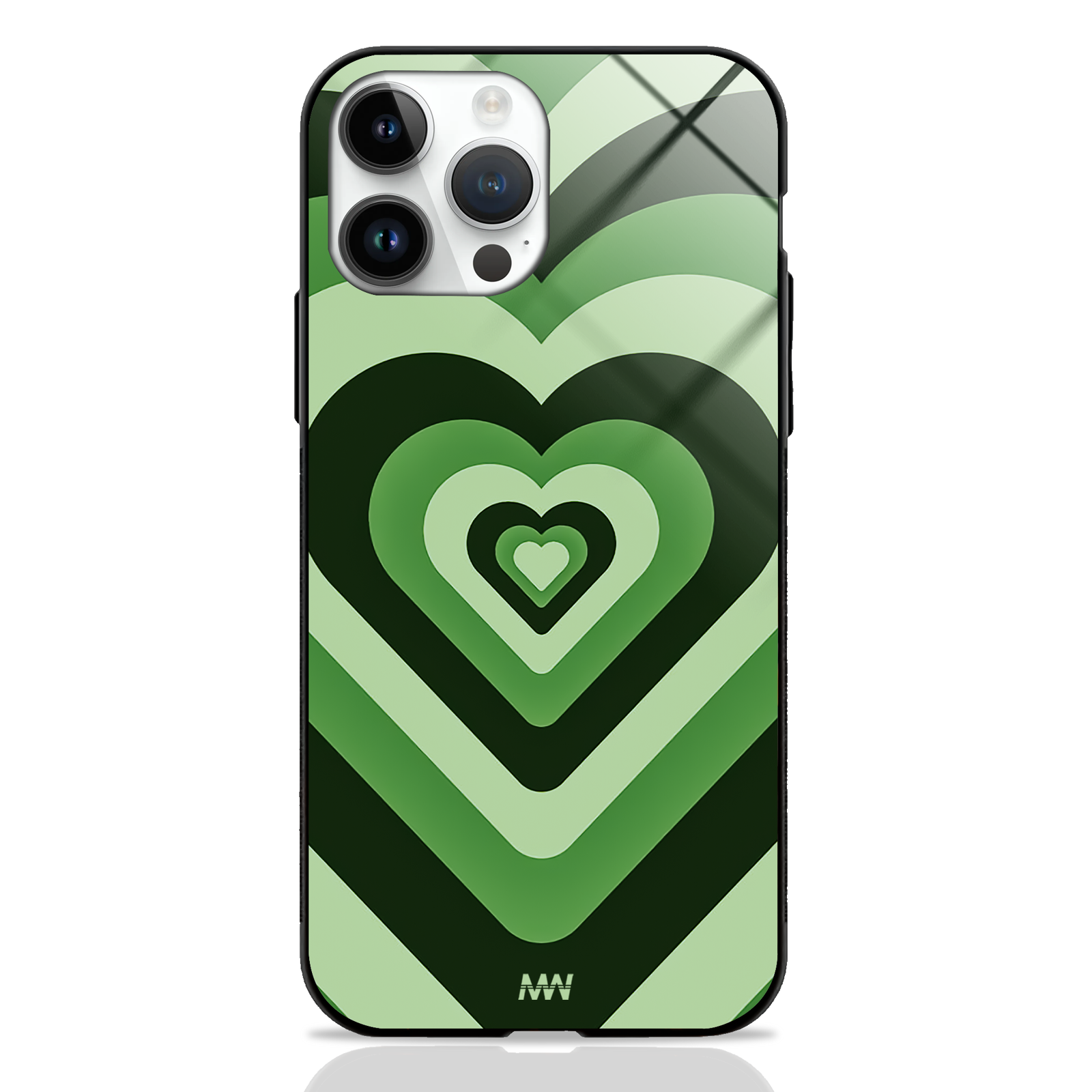 Lovestruck Spiral Colorful GLASS CASE -  - MW Stuffs - 