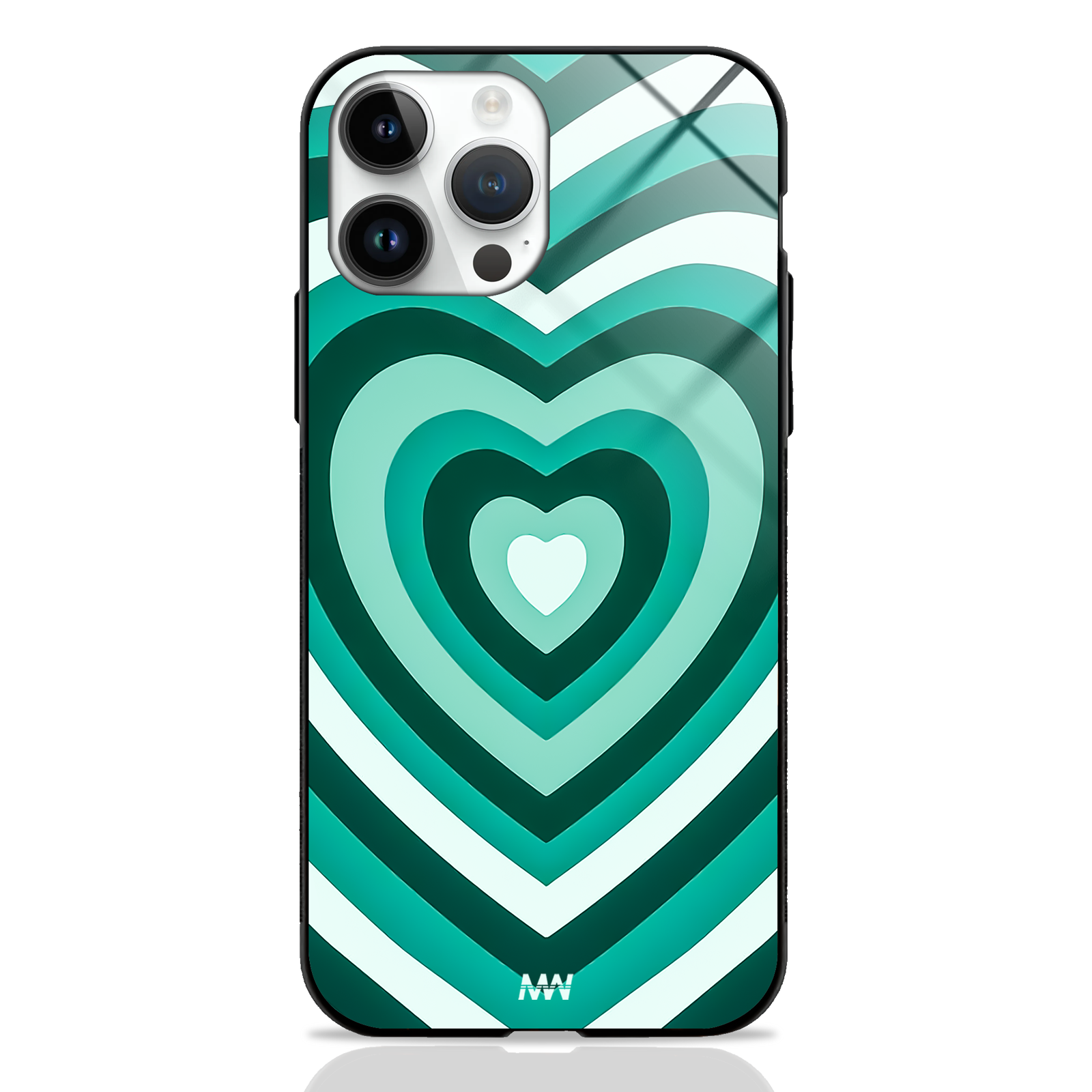 Lovestruck Spiral Colorful GLASS CASE -  - MW Stuffs - 