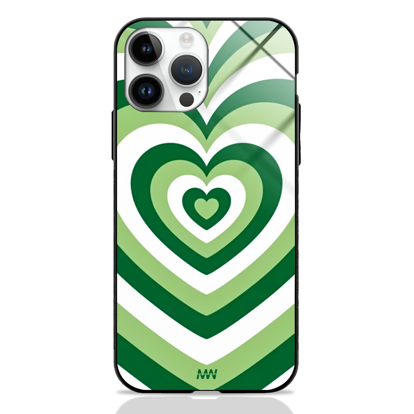 Lovestruck Spiral Colorful GLASS CASE -  - MW Stuffs - 