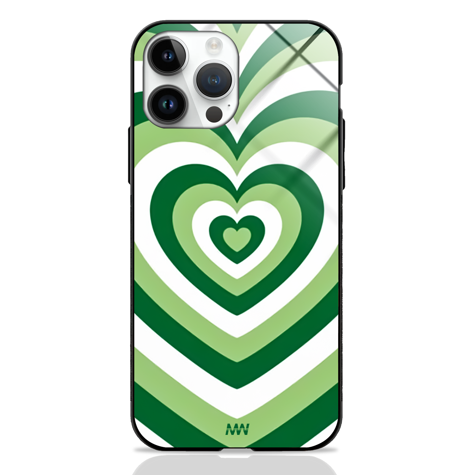 Lovestruck Spiral Colorful GLASS CASE -  - MW Stuffs - 