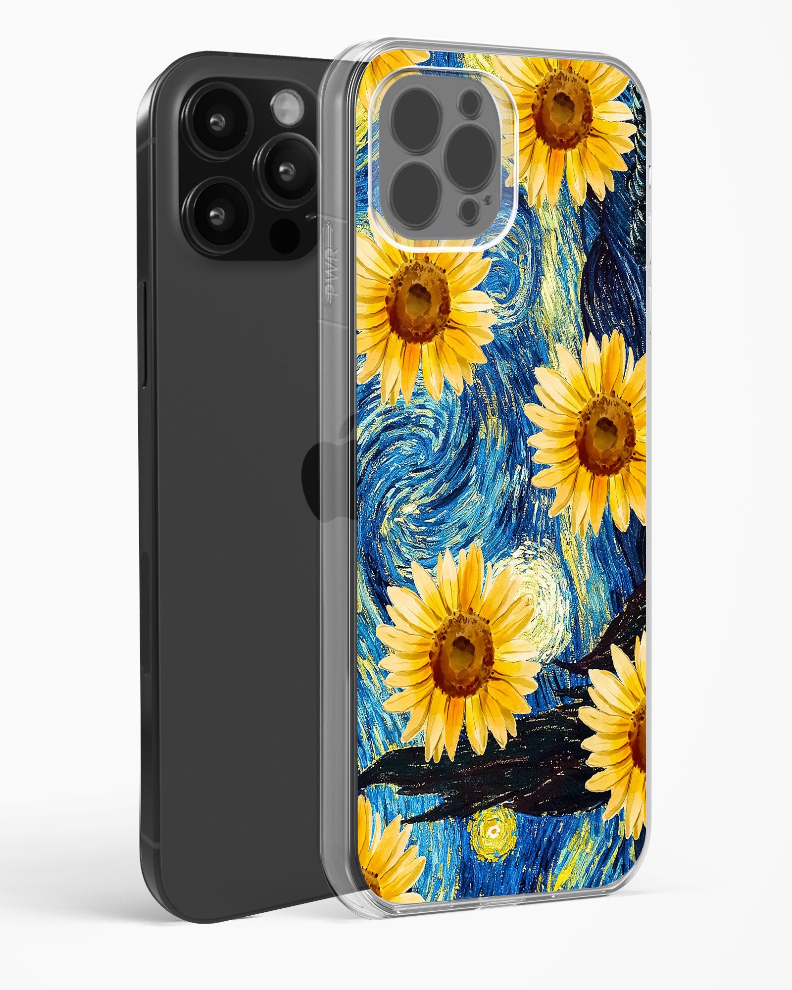 Luminous Sunflower Art Clear Silicone Case