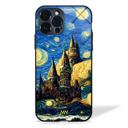Lunar Citadel Van Gogh-inspired Glass Case -  - MW Stuffs - 