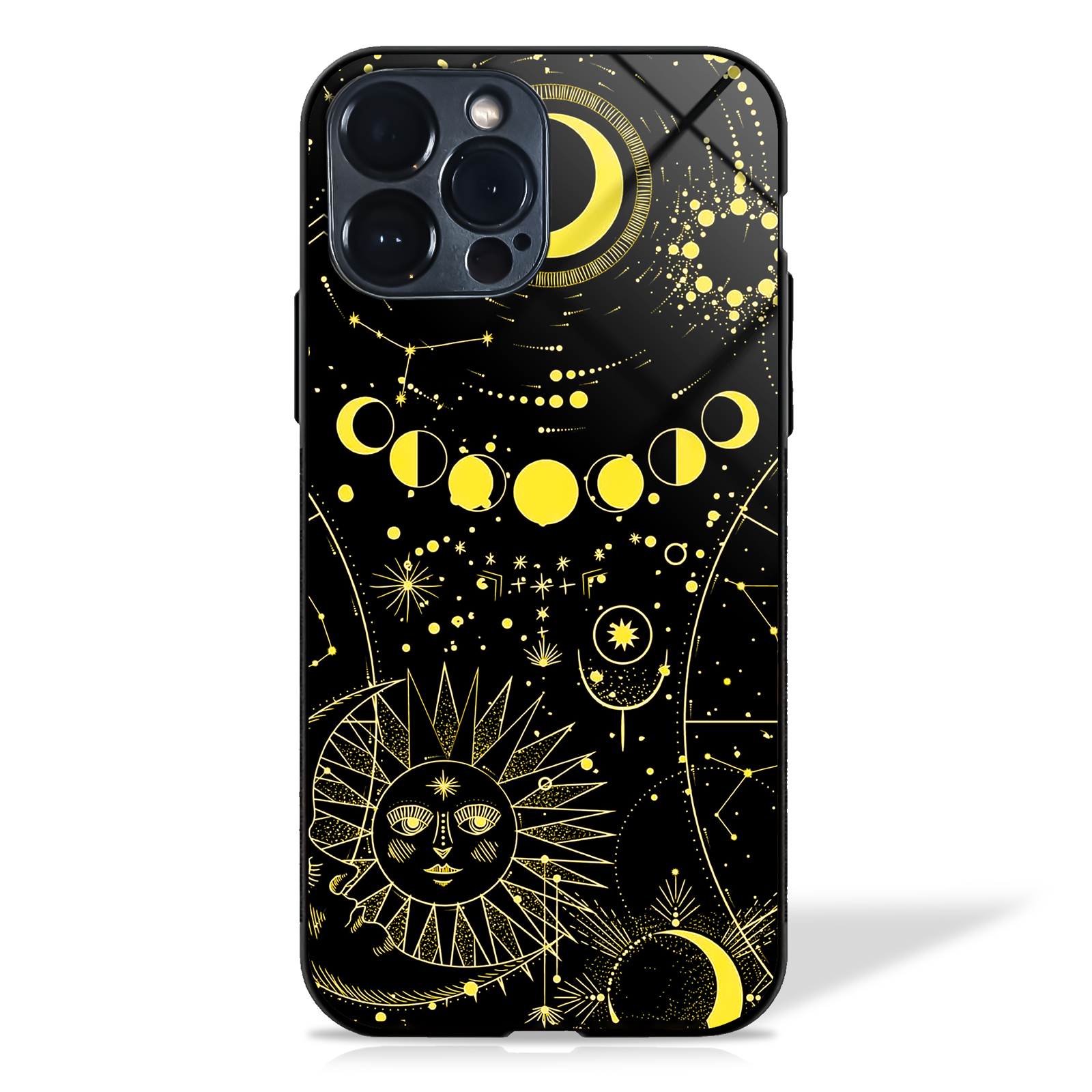Lunar Radiance Horoscope Glass Case (5 Color Variant) -  - MW Stuffs - 