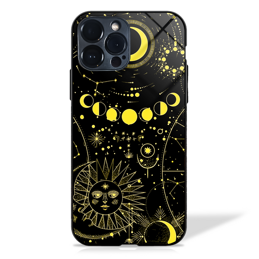 Lunar Radiance Horoscope Glass Case (5 Color Variant) -  - MW Stuffs - 
