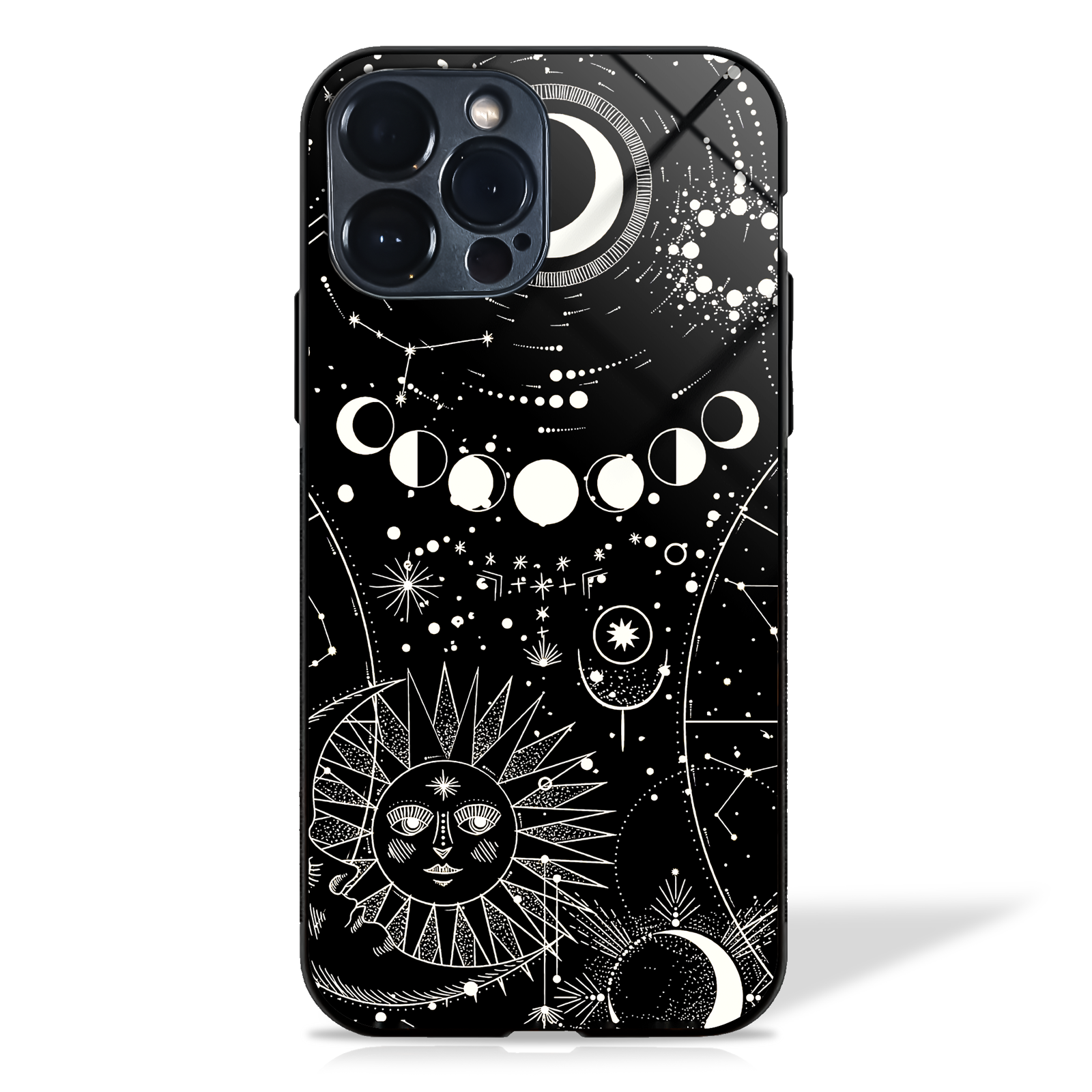 Lunar Radiance Horoscope Glass Case (5 Color Variant) -  - MW Stuffs - 