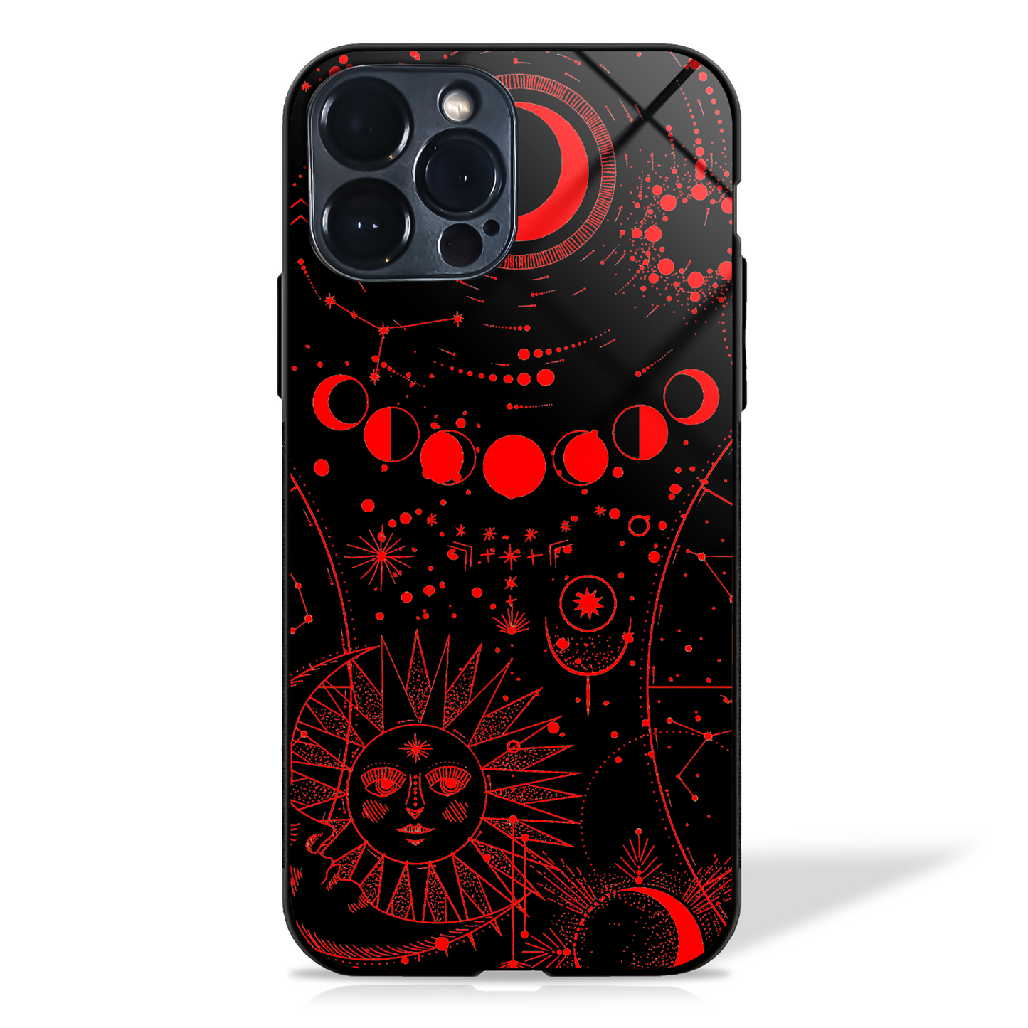 Lunar Radiance Horoscope Glass Case (5 Color Variant) -  - MW Stuffs - 