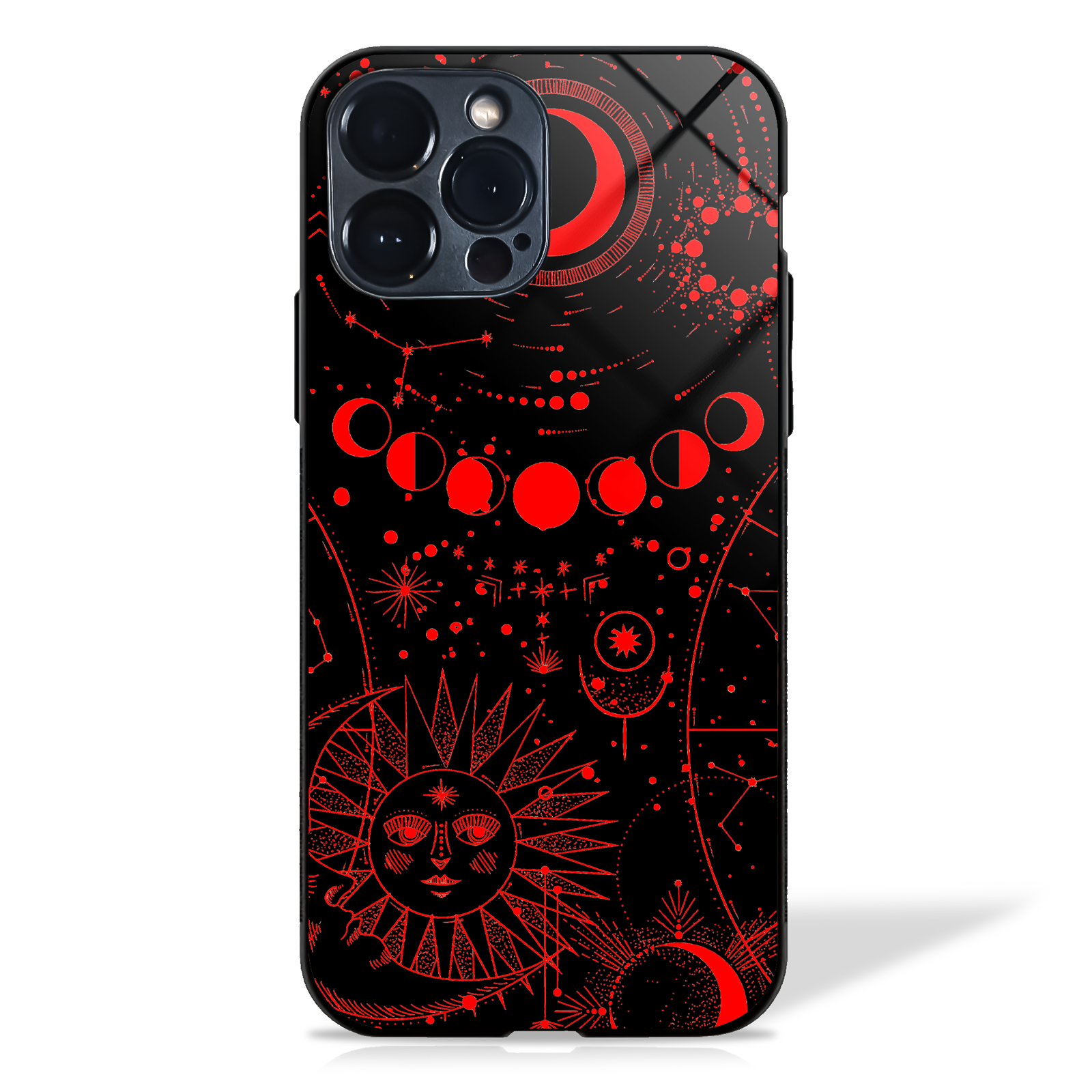Lunar Radiance Horoscope Glass Case (5 Color Variant) -  - MW Stuffs - 