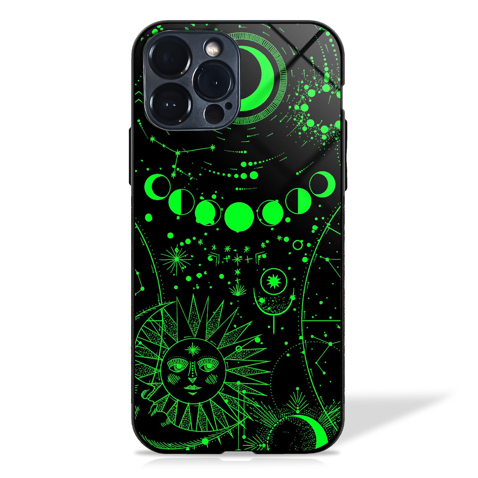Lunar Radiance Horoscope Glass Case (5 Color Variant) -  - MW Stuffs - 