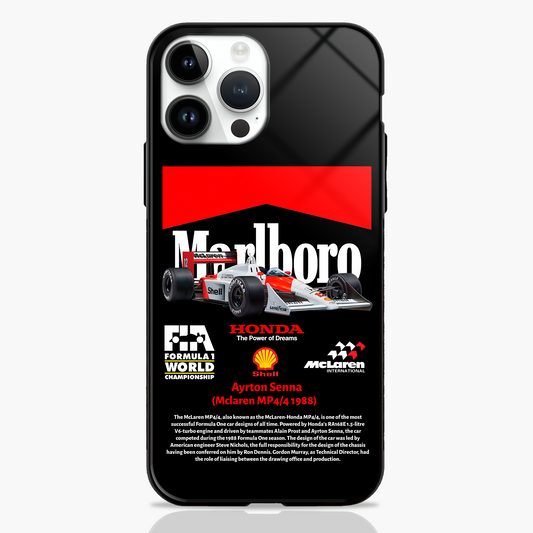Formula One Glory Senna x MP4/4 Glass Case