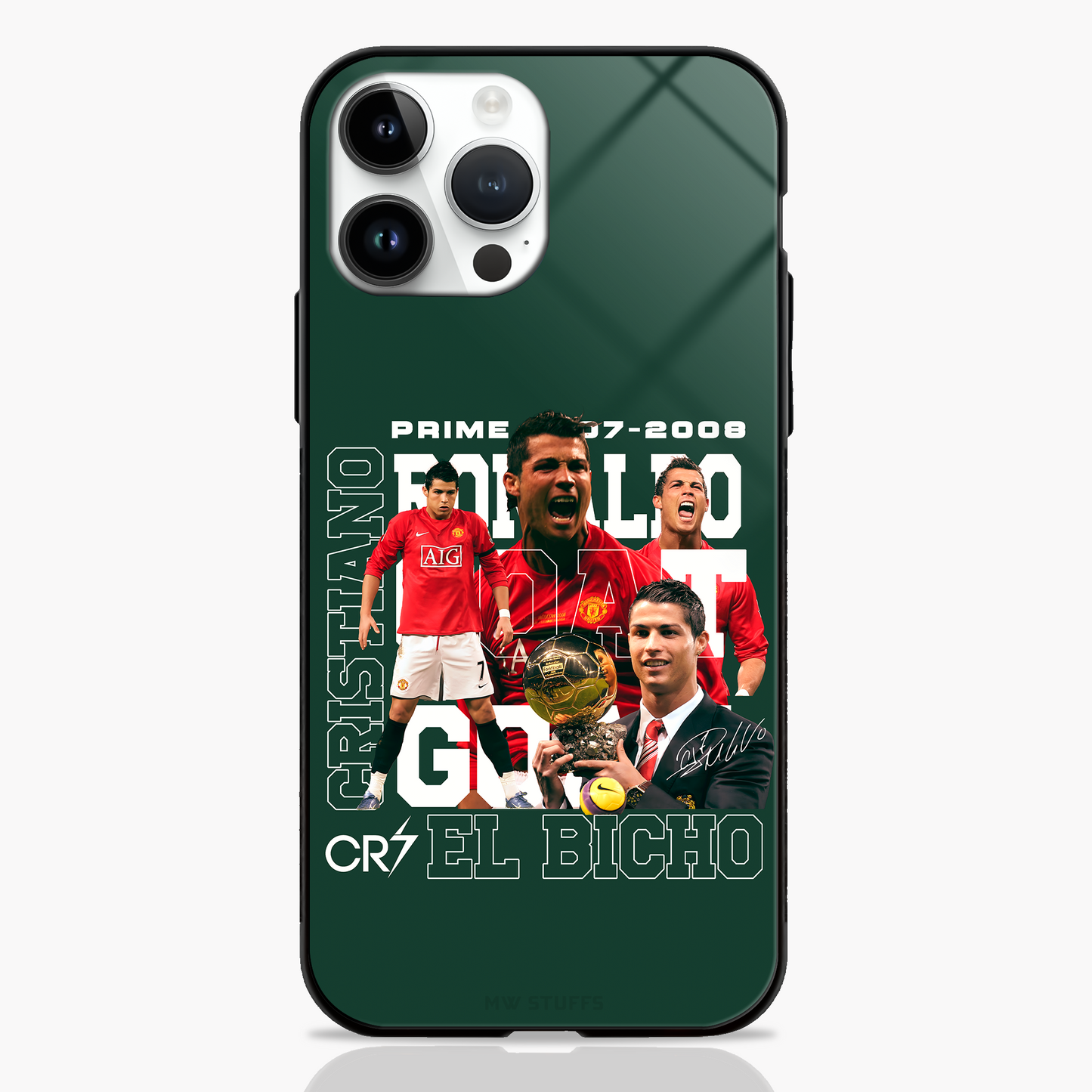 CR7 Prime United Legacy Glass Case