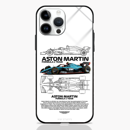 British Precision Aston Martin Formula Glass Case