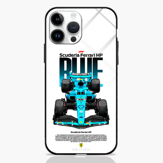 MV Blue Machine Glass Case