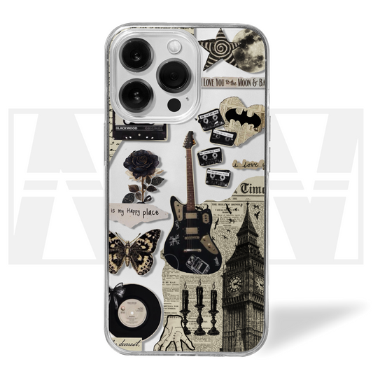 Blackwood Reverie Collage Clear Silicone Case