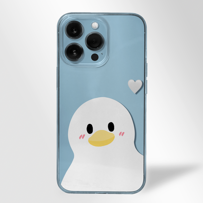 Kawaii Cartoons Clear Silicone Case