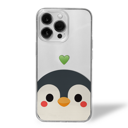 Kawaii Cartoons Clear Silicone Case