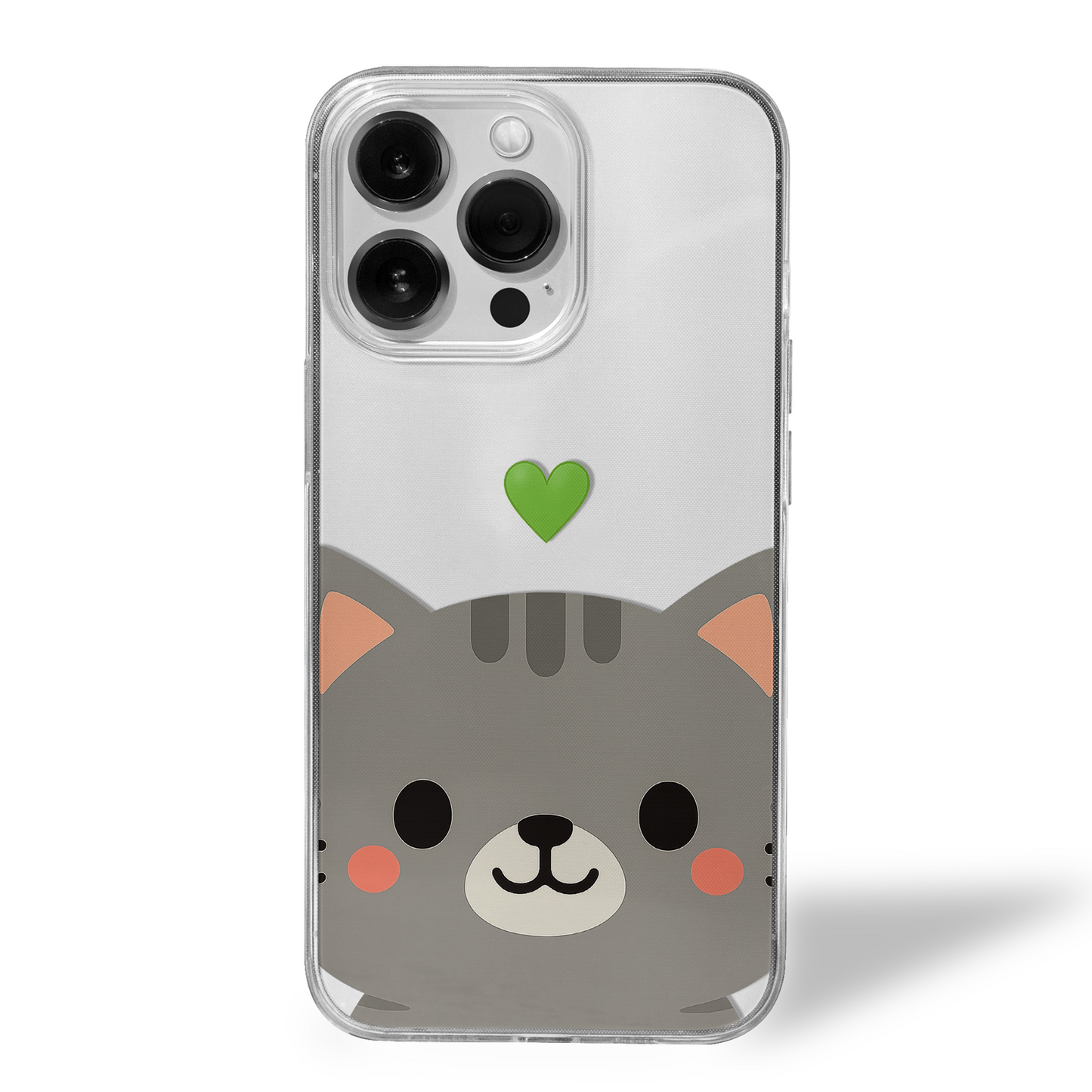 Kawaii Cartoons Clear Silicone Case