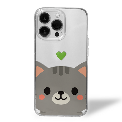 Kawaii Cartoons Clear Silicone Case