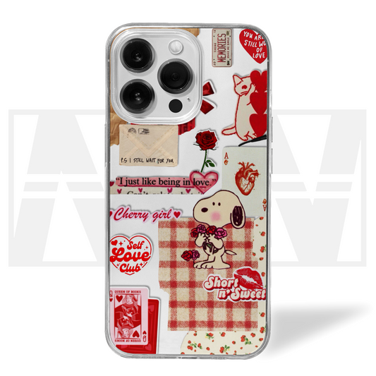 Cherry Girl Confessions Clear Silicone Case