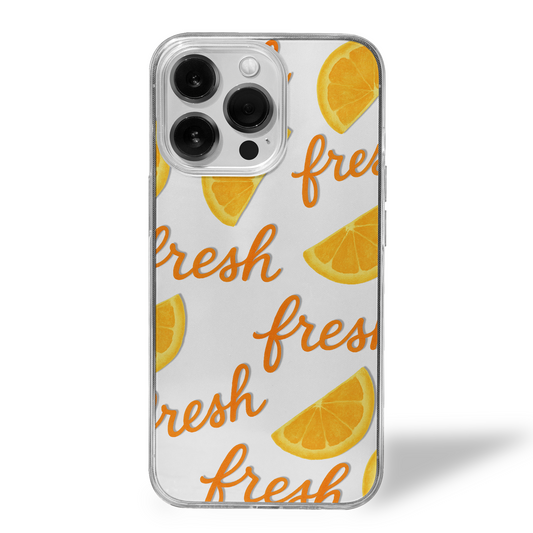 Citrus Crush Clear Silicone Case