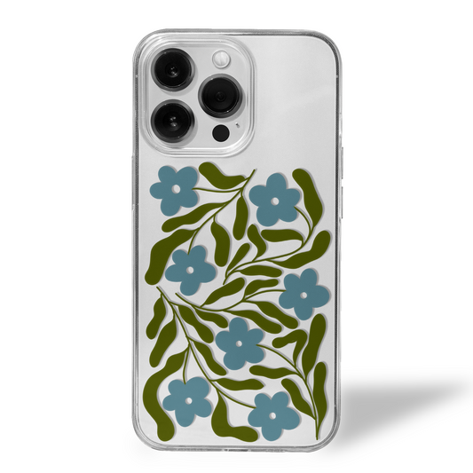 Bluebell Whispers Clear Silicone Case
