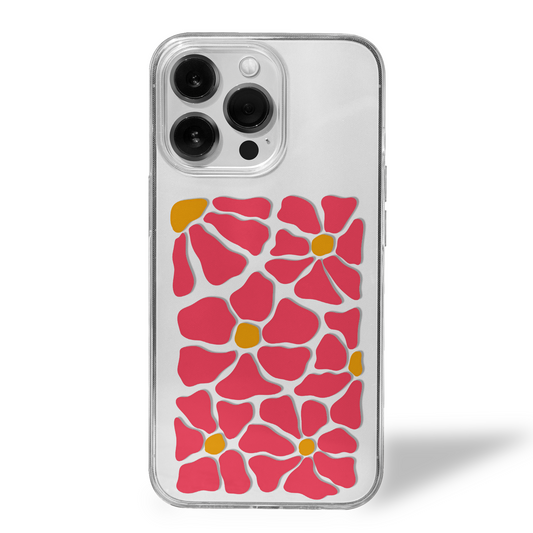 Petal Pop Clear Silicone Case