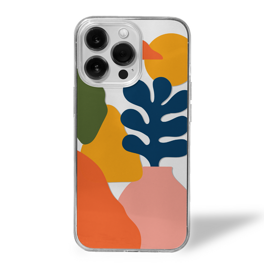 Sunset Grove Clear Silicone Case