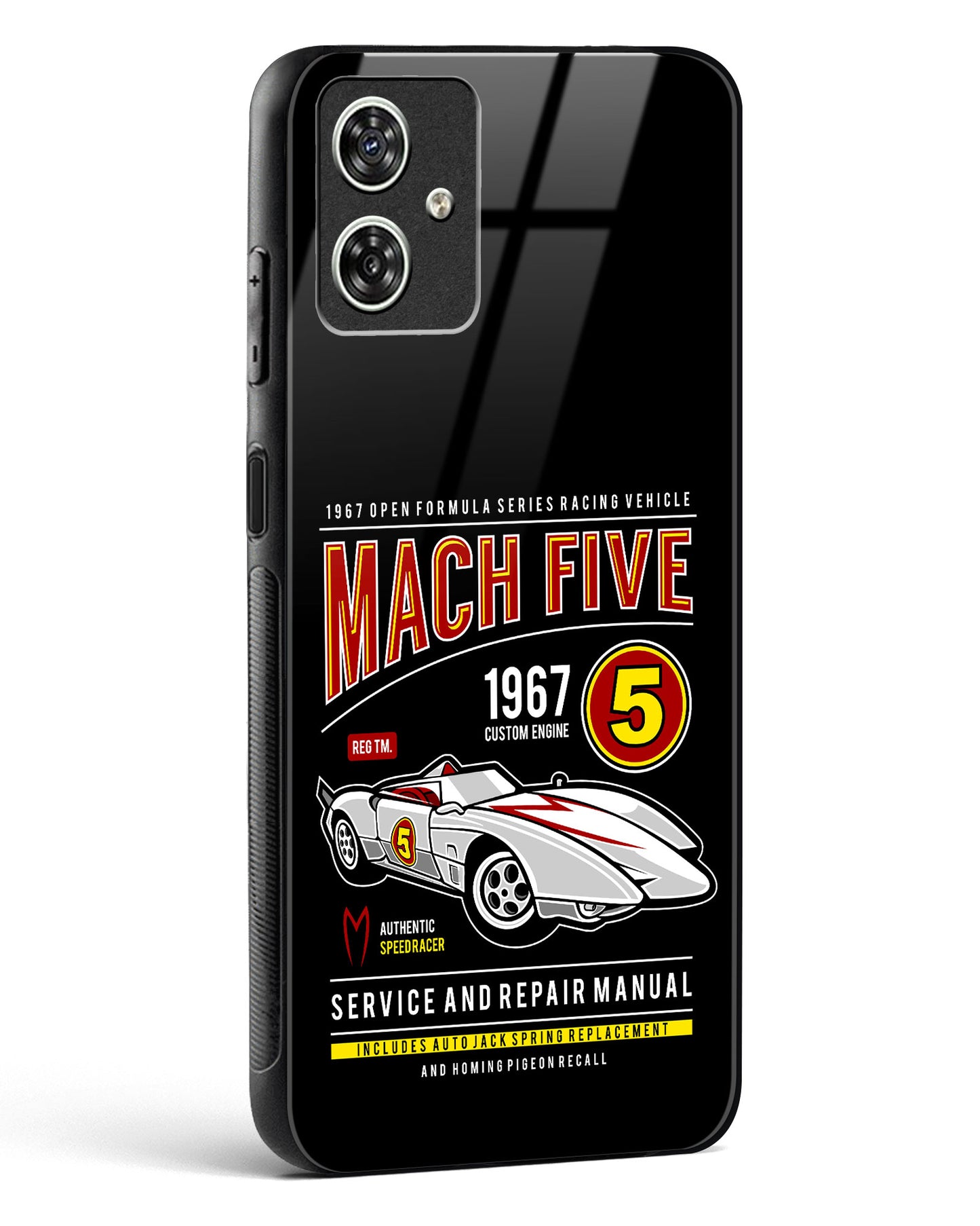 Mach Five 1967 Glass Phone Case-Moto G54 5G