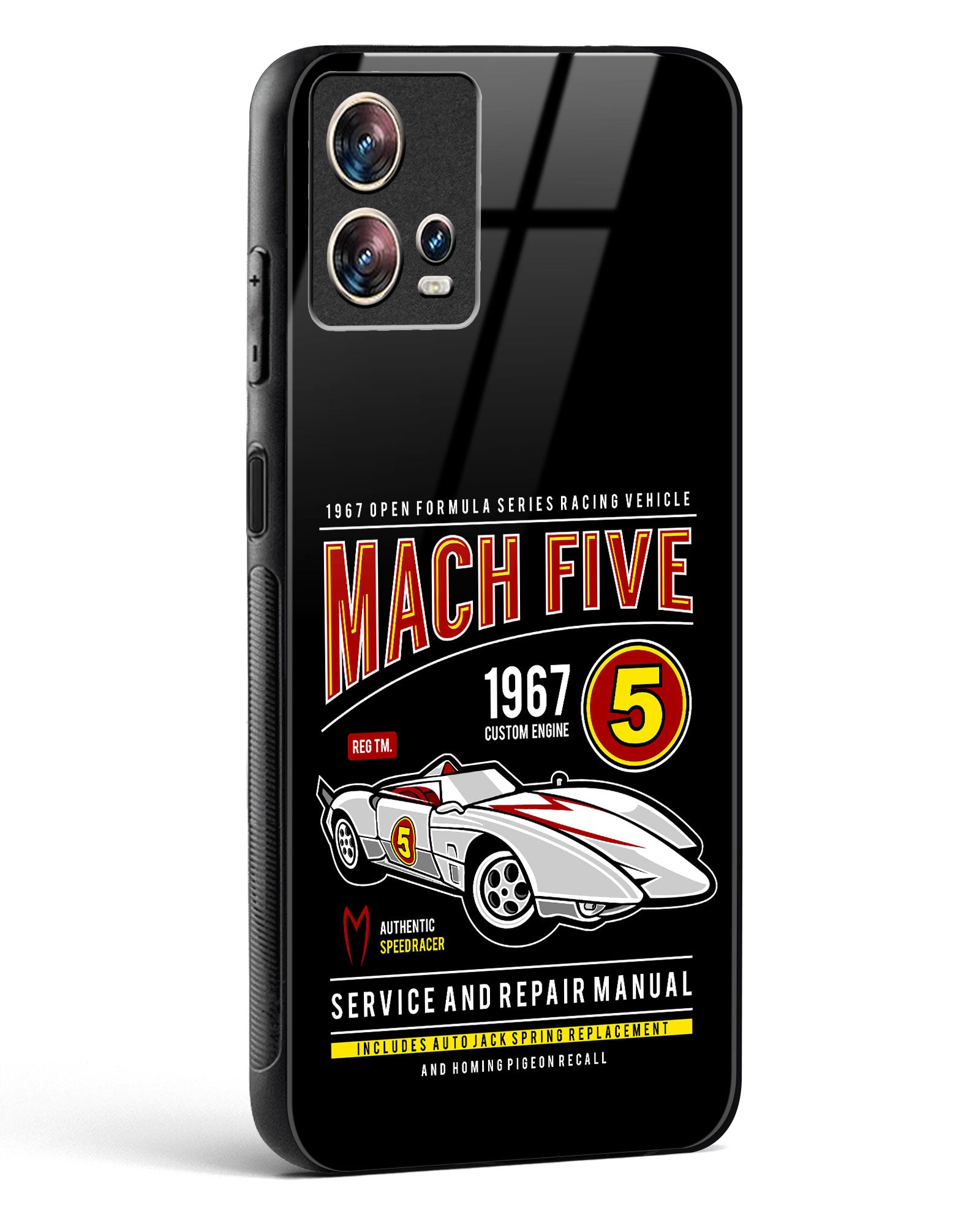 Mach Five 1967 Glass Phone Case-Motorola Edge 30 Fusion