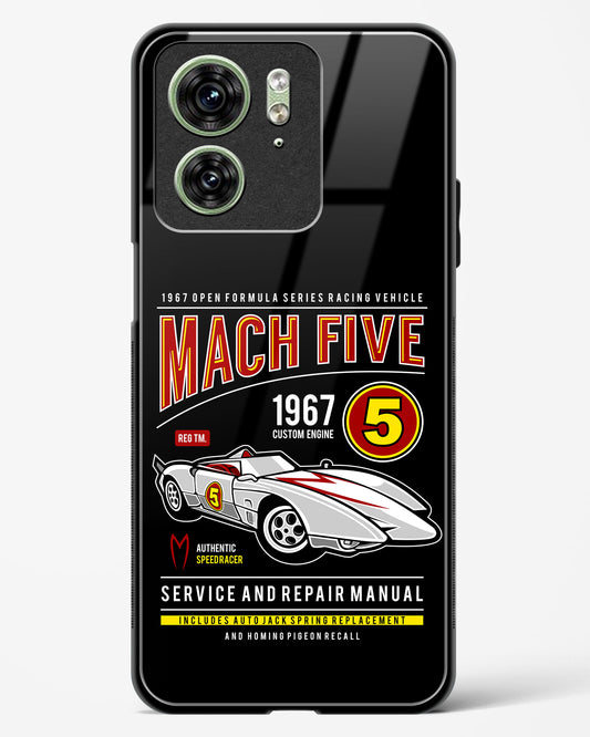 Mach Five 1967 Glass Phone Case-Motorola Edge 40
