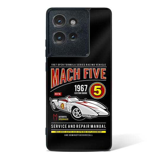 Mach Five 1967 Glass Phone Case-Motorola Edge 50