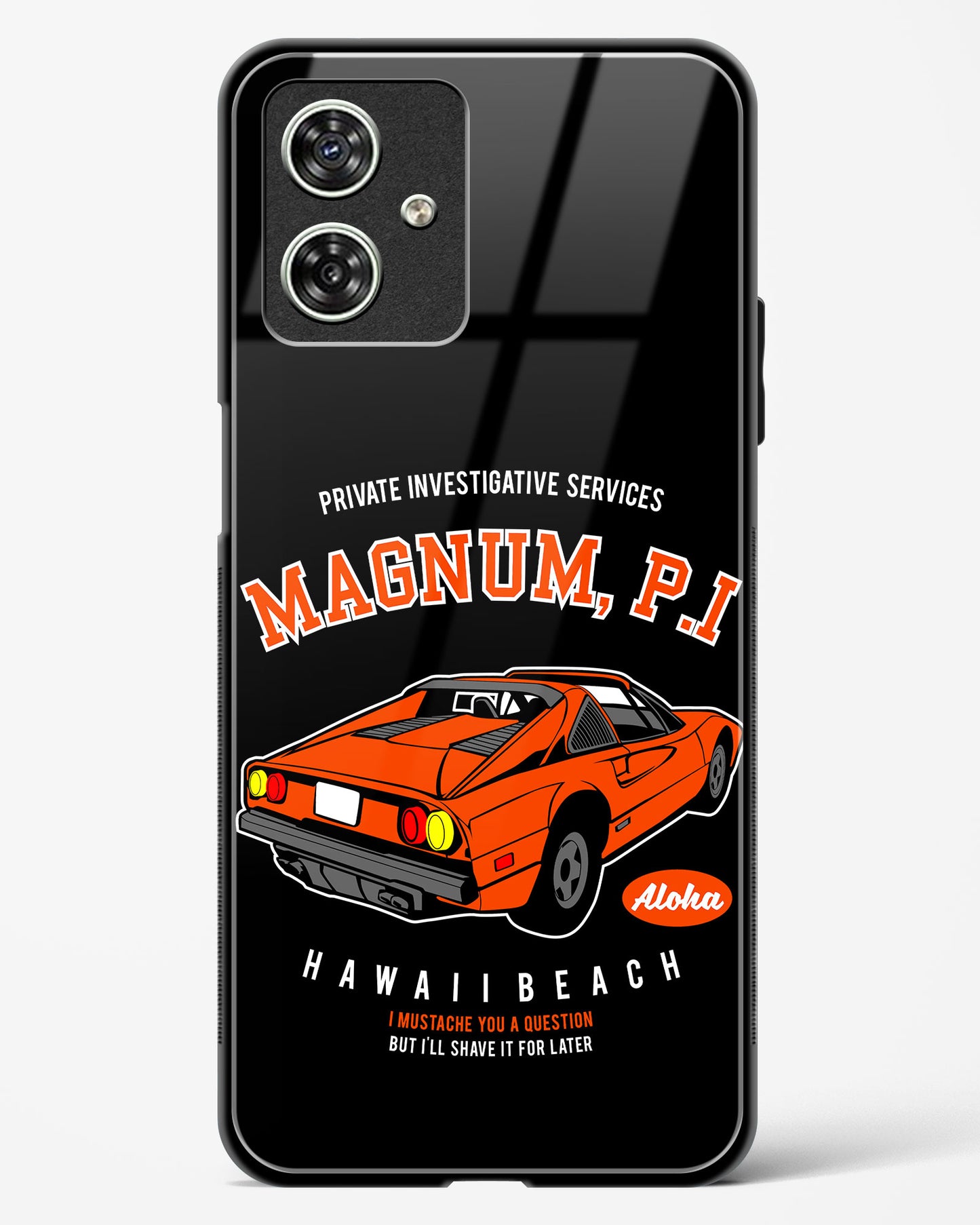 Magnum P.I. Classic Glass Phone Case-Moto G54 5G