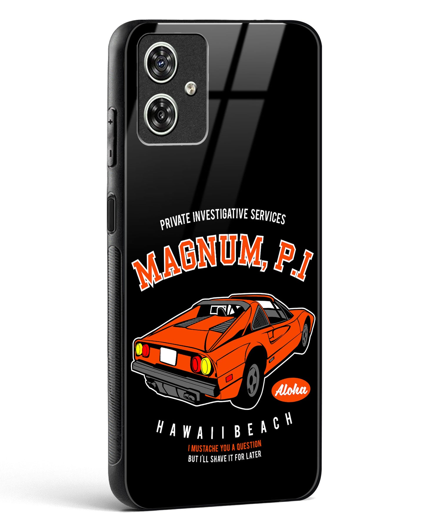 Magnum P.I. Classic Glass Phone Case-Moto G54 5G