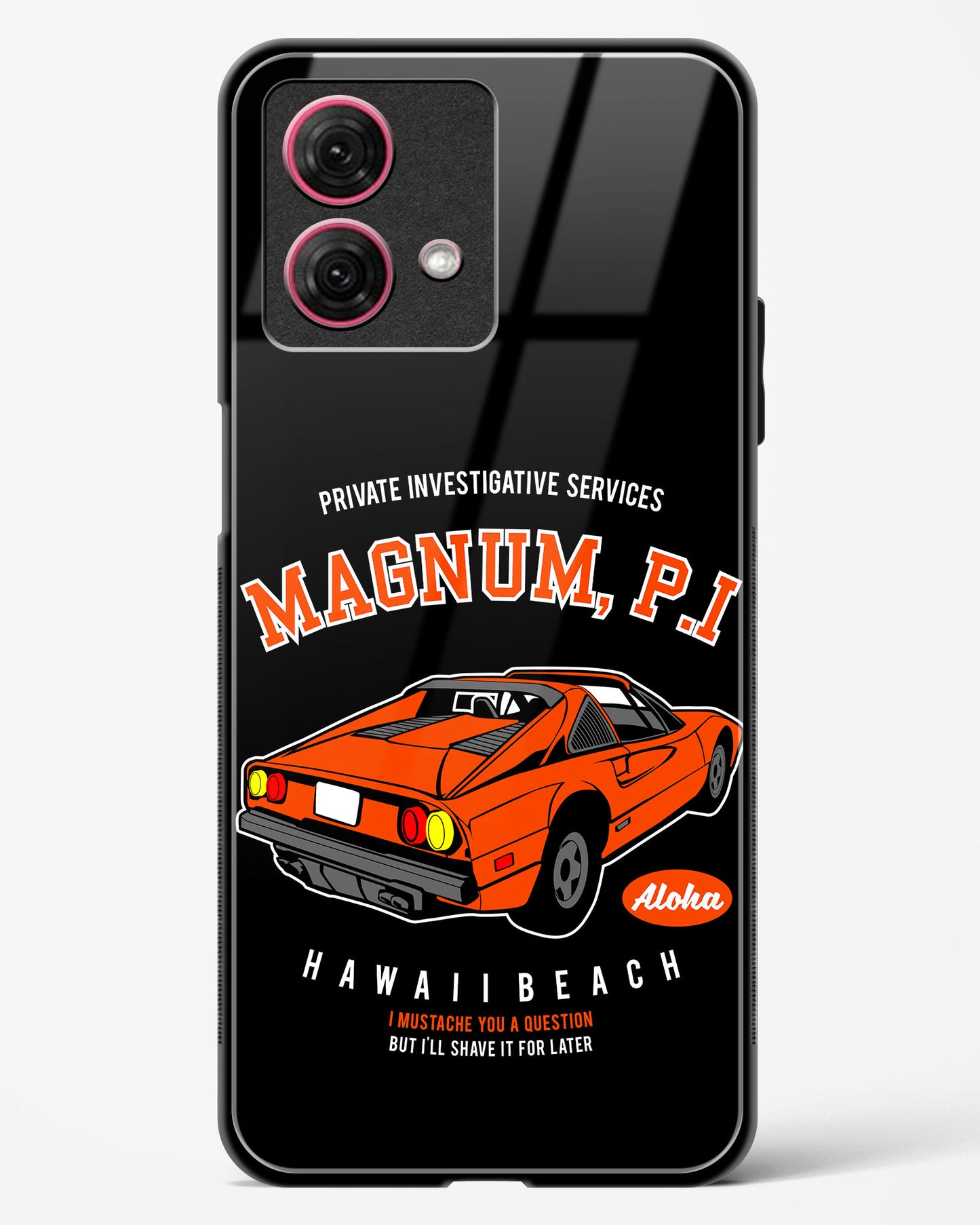 Magnum P.I. Classic Glass Phone Case-Moto G84 5G