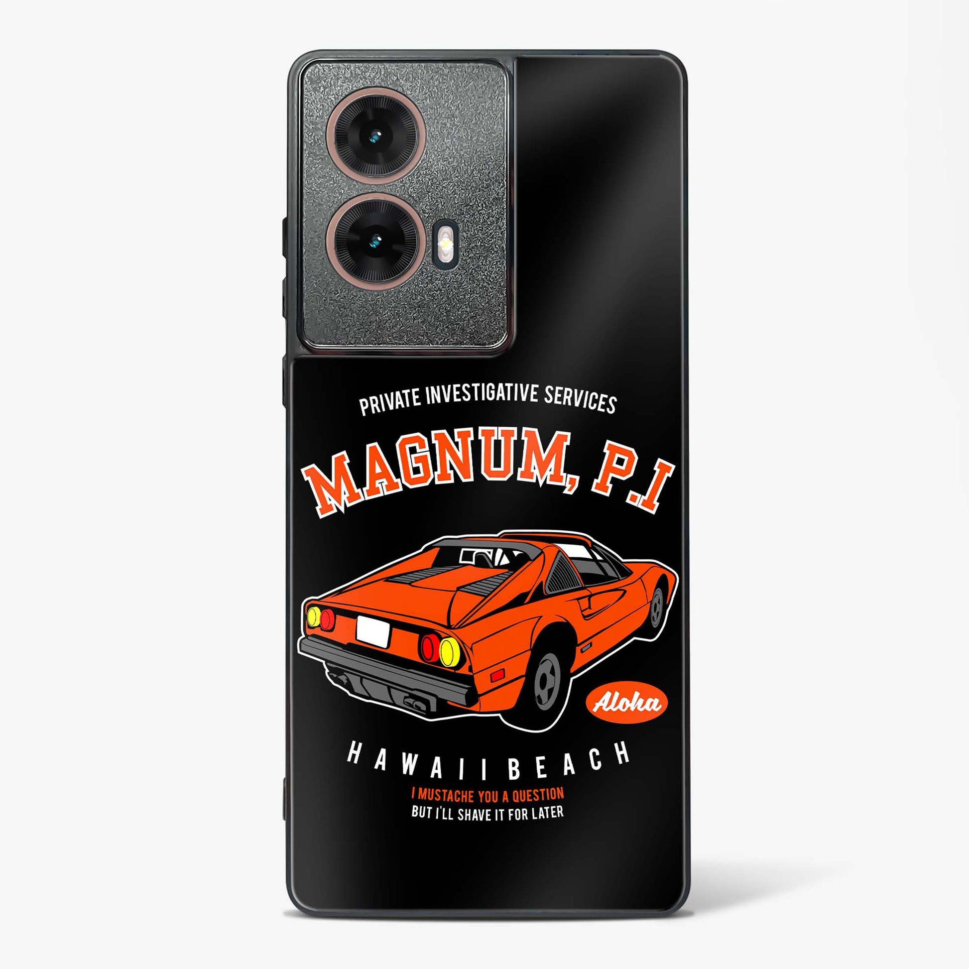 Magnum P.I. Classic Glass Phone Case-Moto G85 5G
