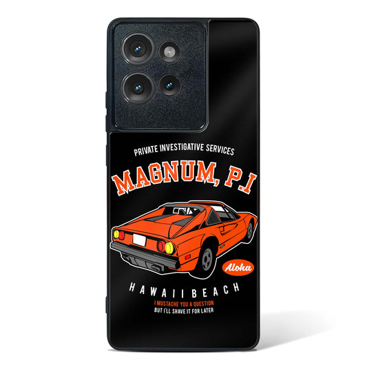Magnum P.I. Classic Glass Phone Case-Motorola Edge 50